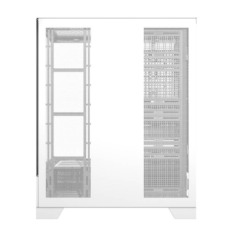 Darkflash DY451L számítógépház ventilátorok nélkül Fehér 