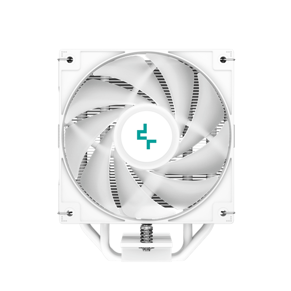 DeepCool CPU Cooler - AG400 WH ARGB (31,6 dB; max, 128,93 m3/h; 4pin, 4 db heatpipe, 12cm, PWM, A-RGB LED, fehér)