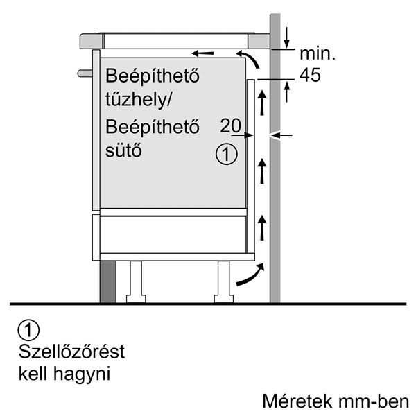 Bosch PUG611AA5E beépíthető indukciós üvegkerámia főzőlap