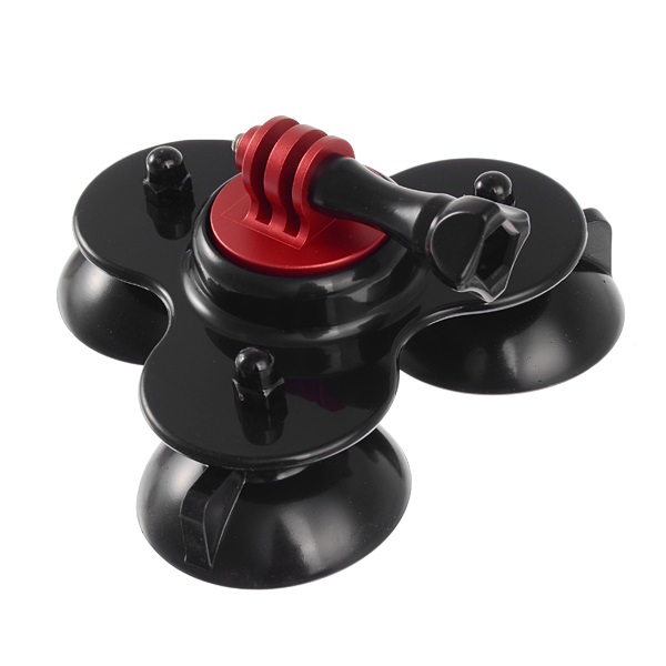 SJCAM Triple Suction Cup Mount  Removable Fekete