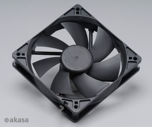 Akasa Black ház hűtő ventilátor fekete 12cm (AK-174BK-S) Akasa Black ház hűtő ventilátor fekete 12cm (AK-174BK-S)