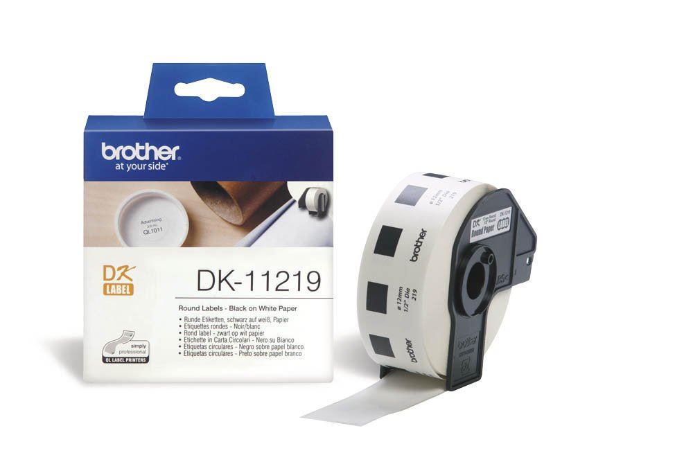 Brother DK-11219 szalag tekercsben – fehér alapon fekete, 29mm x 90mm Brother DK-11219 szalag tekercsben – fehér alapon fekete, 29mm x 90mm