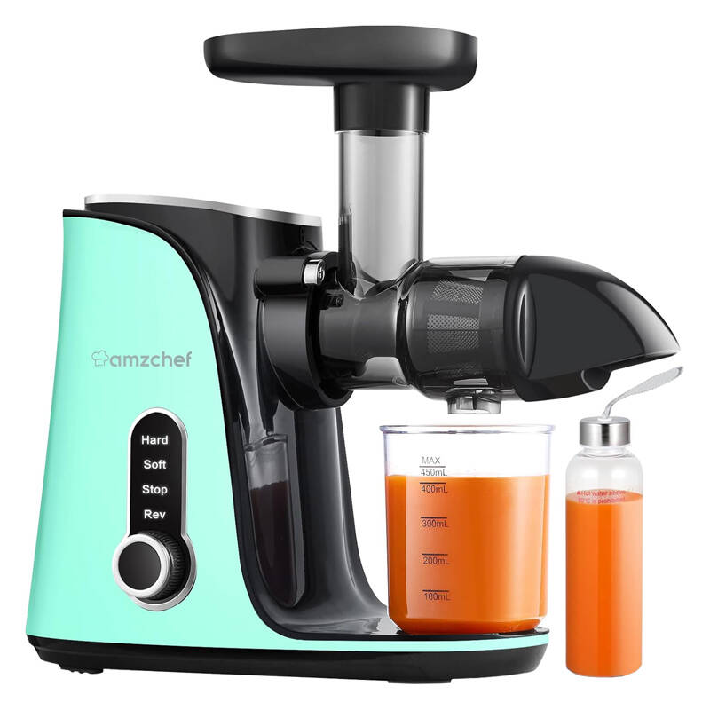 AMZCHEF GM3001-GN lassú sebességű gyümölcscentrifuga Zöld 