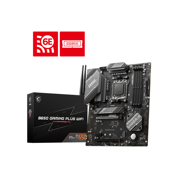MSI AM5 B650 GAMING PLUS WIFI AMD B650 mATX Alaplap MSI AM5 B650 GAMING PLUS WIFI AMD B650 mATX Alaplap