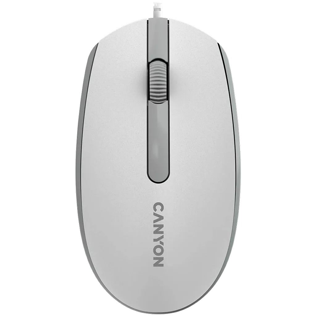 Canyon M-10 optikai egér fehér-szürke 