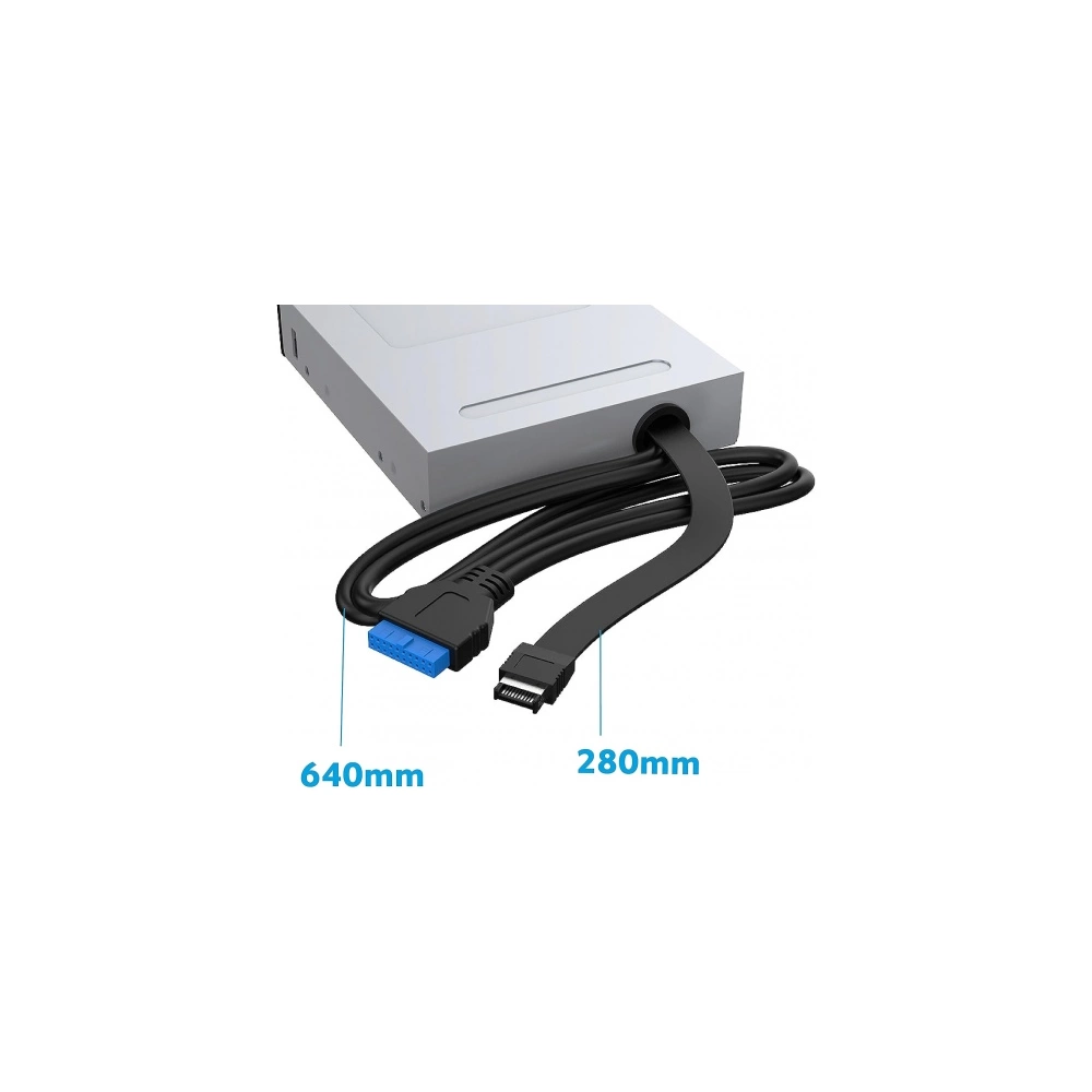 AKASA 1xUSB-C 20Gb/s + 2xUSB-A 5Gb/s