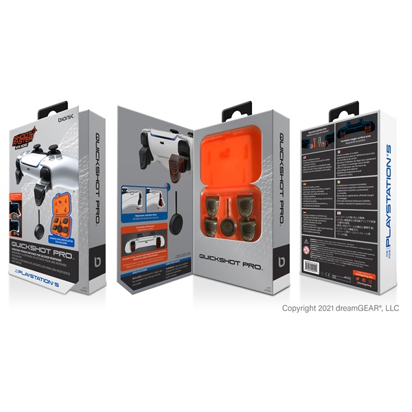 BIONIK  BNK-9059 PS5 Kiegészítő Quickshot Pro Kontroller Ravasz csomag 