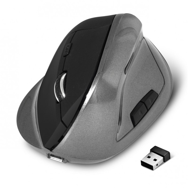 Advance  VERTICAL PLUS MOUSE 2400 DPI Egér vezeték nélküli  fekete 