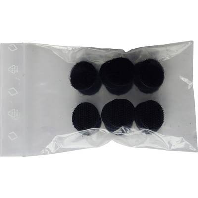 Tépőzár pontok Felragasztható Bolyhos és horgos fél (O) 19 mm Fekete TRU COMPONENTS 685-330-Bag 8 db Tépőzár pontok Felragasztható Bolyhos és horgos fél (O) 19 mm Fekete TRU COMPONENTS 685-330-Bag 8 db