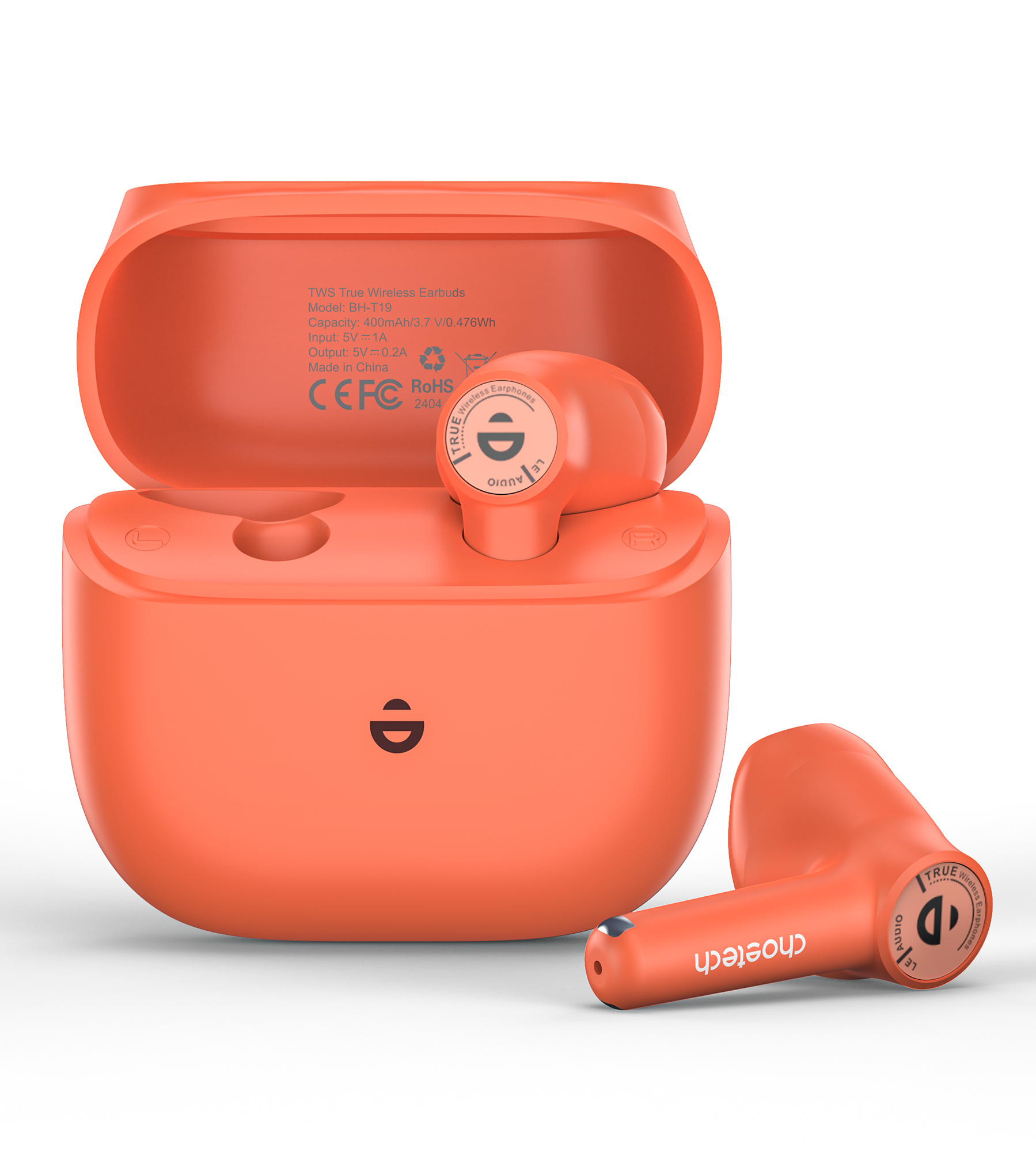 Choetech BH-T19 TwinkleMinis ENC TWS Fülhallgató Narancs Choetech BH-T19 TwinkleMinis ENC TWS Fülhallgató Narancs