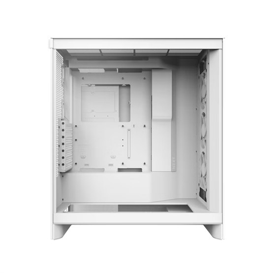 NZXT CM-H72FW-R1 Midi H7 Flow RGB Számítógépház Matt fehér NZXT CM-H72FW-R1 Midi H7 Flow RGB Számítógépház Matt fehér