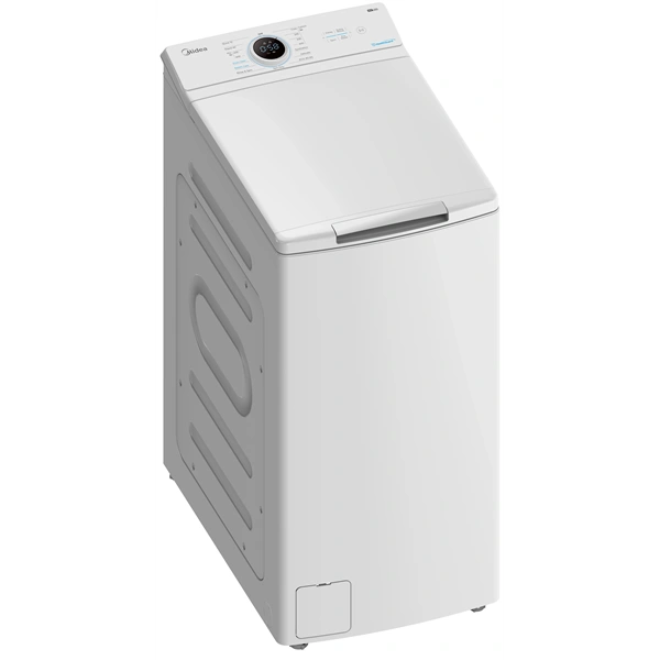 Midea MF100T80B/W-HR Elöltöltős mosógép Fehér - 8 kg, 1300 ford./perc