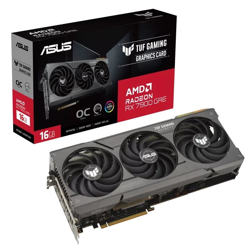 ASUS Radeon RX 7900 GRE 16GB TUF Gaming OC Edition videokártya