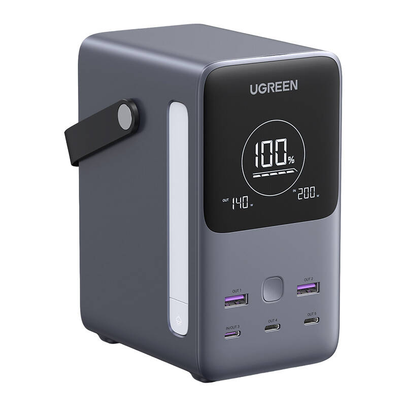 Ugreen PB770  2x USB + 4x USB-C 300W  48000mAh Powerbank Szürke