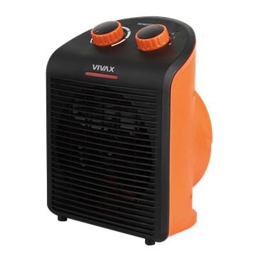 Vivax FH-2081B ventilátoros hősugárzó fekete-narancssárga
