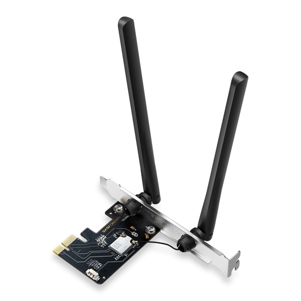 MERCUSYS Wireless Adapter PCI-Express Dual Band AXE5400 Wifi 6E Bluetooth, MA86XE MERCUSYS Wireless Adapter PCI-Express Dual Band AXE5400 Wifi 6E Bluetooth, MA86XE