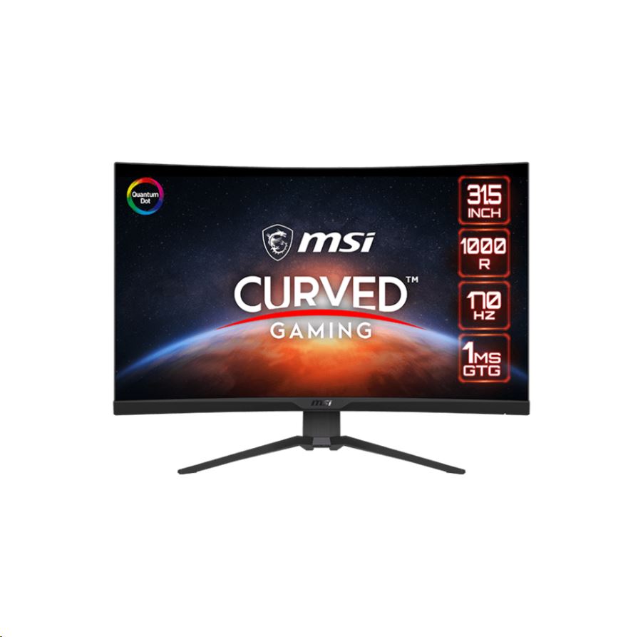 MSI MAG 325CQRF-QD 32" ívelt LCD monitor fekete