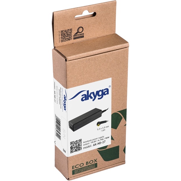 Akyga Notebook Adapter 90W Samsung (AK-ND-27)