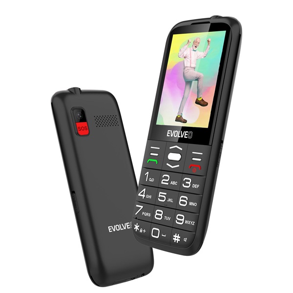 Evolveo Easyphone XO EP630 2,8" fekete mobiltelefon Evolveo Easyphone XO EP630 2,8" fekete mobiltelefon