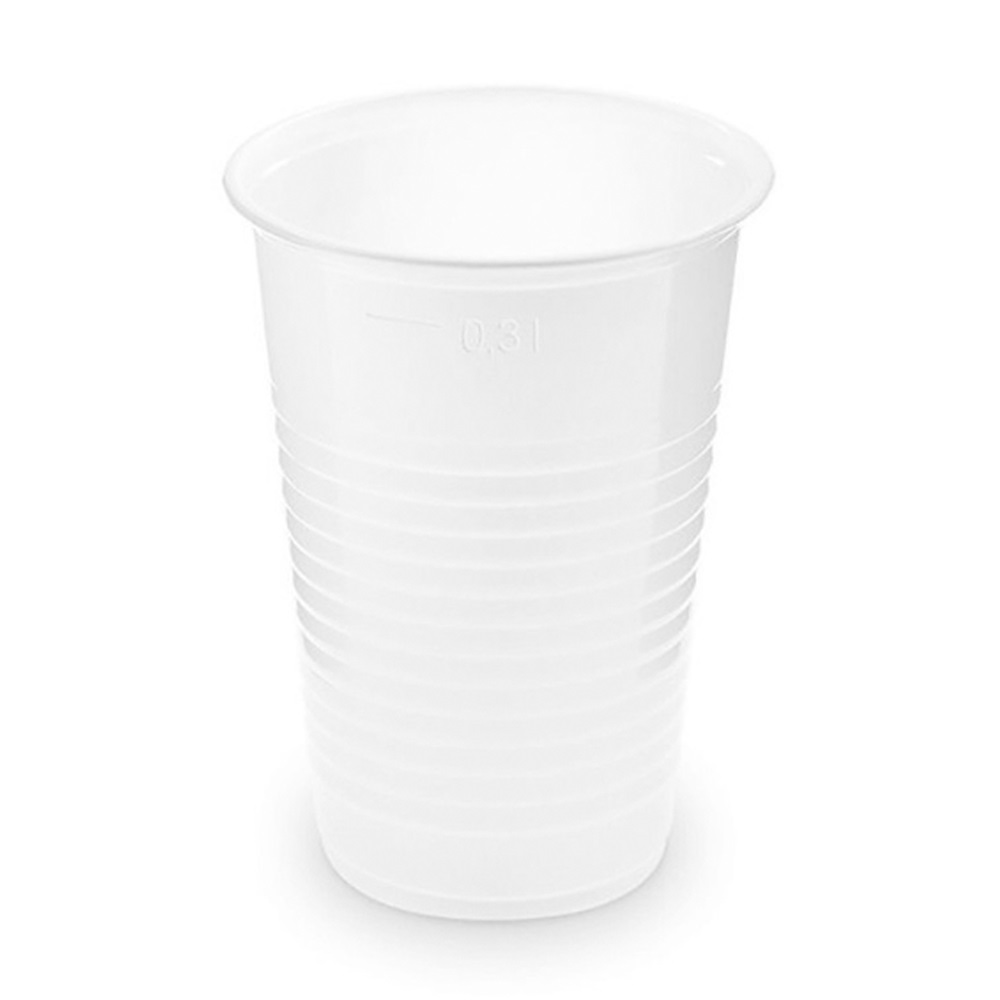 Pohár 3 dl műanyag 50 db/csomag víztiszta (8300)