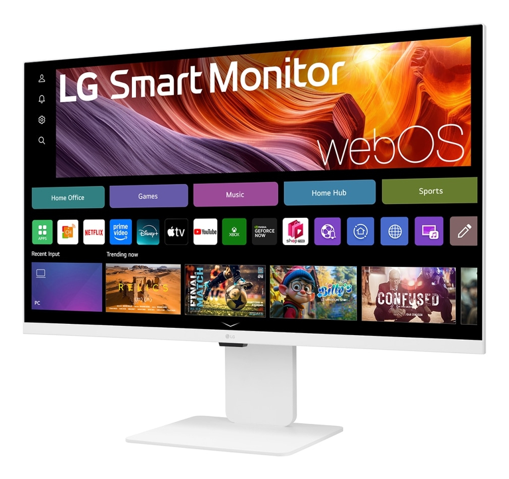 LG 31,5" 32U850SA-W.AEU Monitor - 3840x2160, 4K, LED, IPS, FreeSync, G-Sync, Pivot, Smart, Fehér