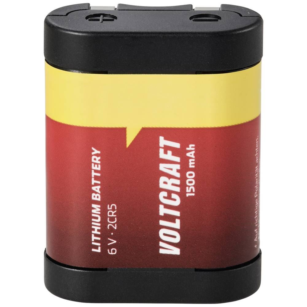 VOLTCRAFT 2CR5 VC-14934715 Fotóelem Lítium 1500 mAh 6 V VOLTCRAFT 2CR5 VC-14934715 Fotóelem Lítium 1500 mAh 6 V