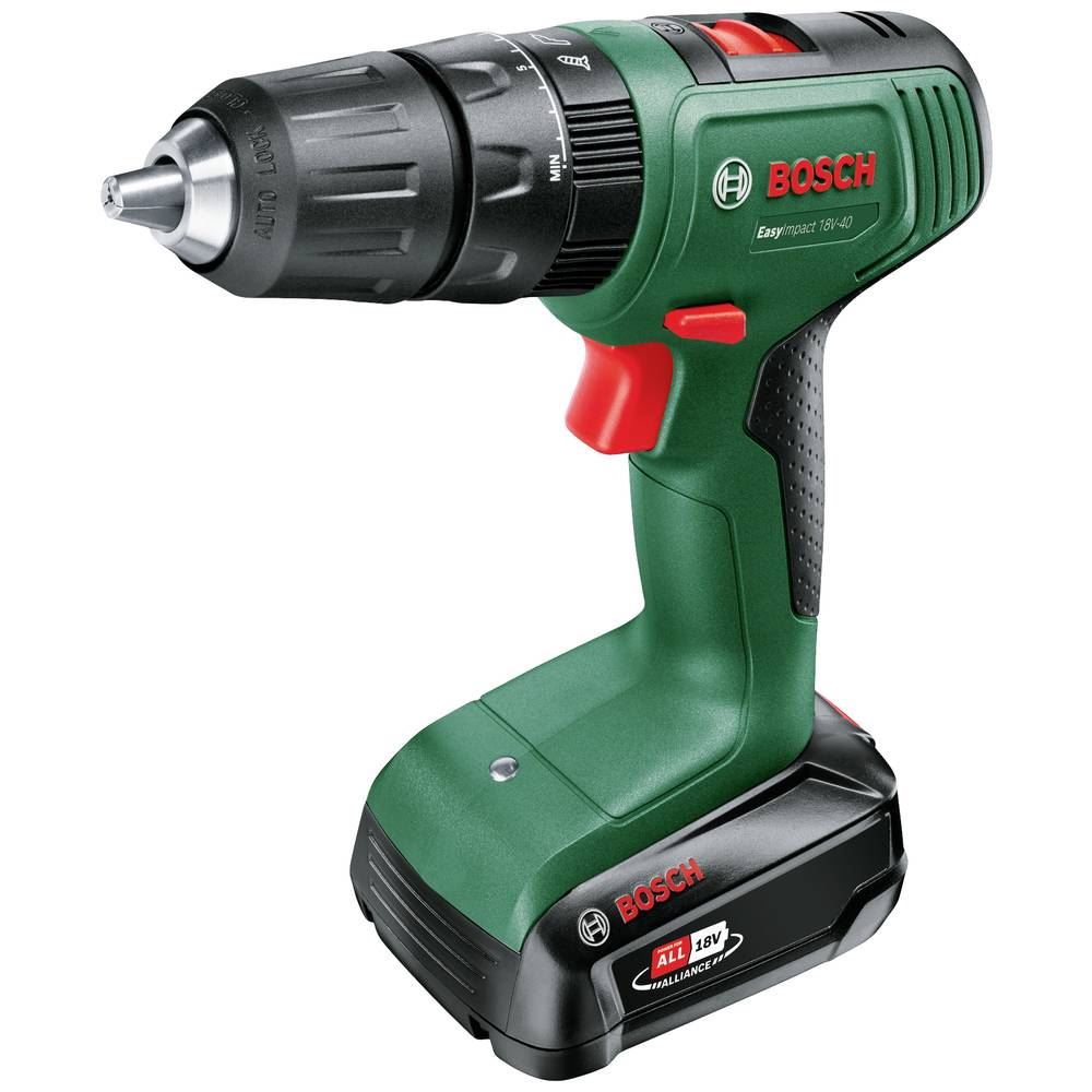 Bosch Home and Garden 06039D810D Akkus ütvefúró-csavarozó 18 V 1.5 Ah Lítiumion 2. akkuval Töltővel Hordtáskával Bosch Home and Garden 06039D810D Akkus ütvefúró-csavarozó 18 V 1.5 Ah Lítiumion 2. akkuval Töltővel Hordtáskával