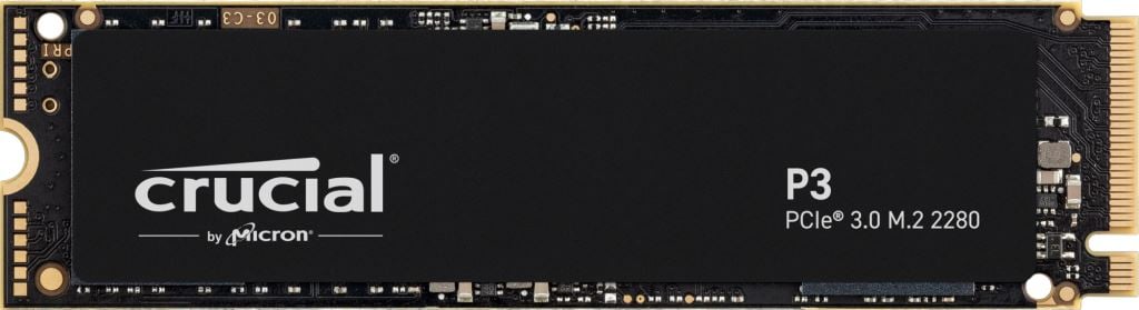 1TB Crucial SSD M.2 P3 meghajtó (CT1000P3SSD8)
