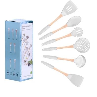 Iris KT-006-W fehér 8db-os konyhai eszköz készlet Iris KT-006-W fehér 8db-os konyhai eszköz készlet