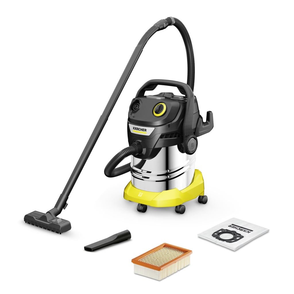 Karcher KWD 5 S V-25/5/22 (BSY) EU Száraz-nedves porszívó acél tartállyal (1.628-482.0)
