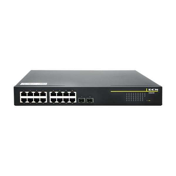 DCN 250W PoE/PoE+ 16x10/100/1000Base-T + 2x100/1000Base-X SFP Switch DCN 250W PoE/PoE+ 16x10/100/1000Base-T + 2x100/1000Base-X SFP Switch