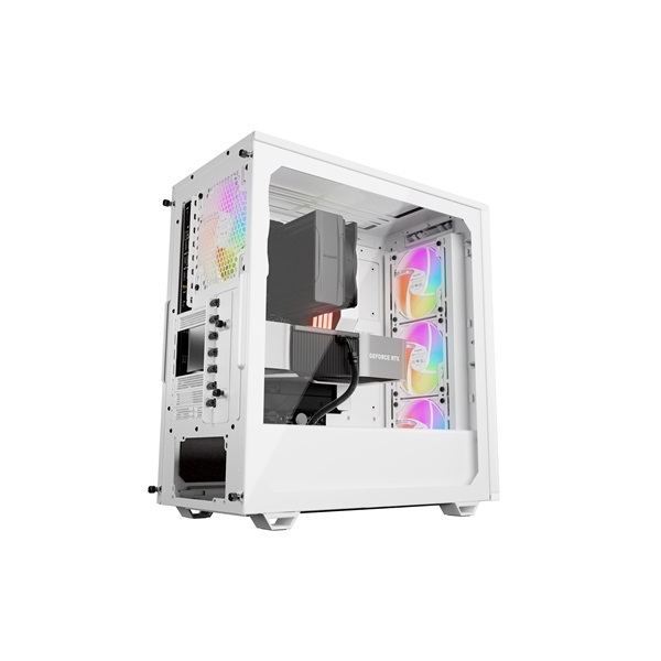 Be Quiet!   Pure Base 501 LX White ATX  edzett üveg oldallap Számítógépház Fehér 