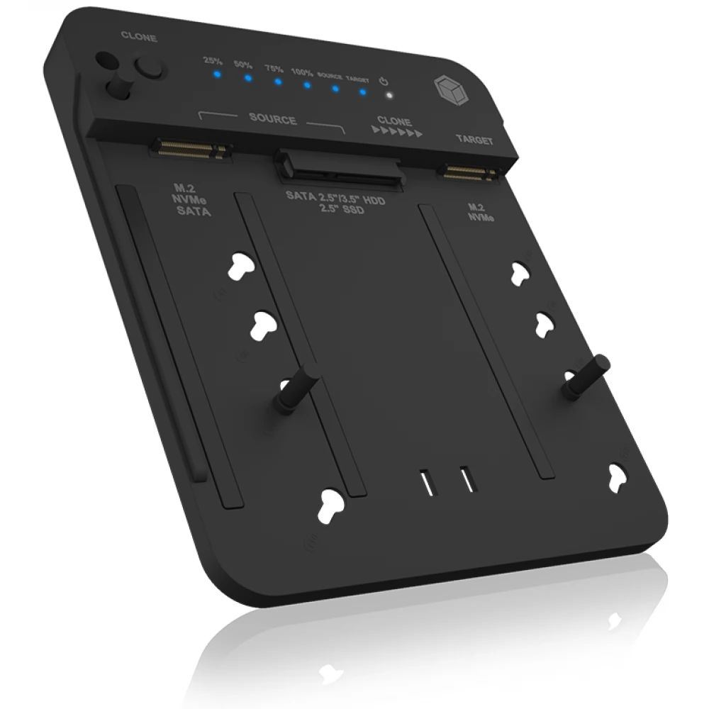 Raidsonic IB-2913MCL-C31 Docking Station Fekete