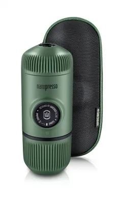 Wacaco WNANO-MG+C Nanopresso mohazöld hordozható kávéfőző őrölt kávéhoz + kemény védőtok Wacaco WNANO-MG+C Nanopresso mohazöld hordozható kávéfőző őrölt kávéhoz + kemény védőtok