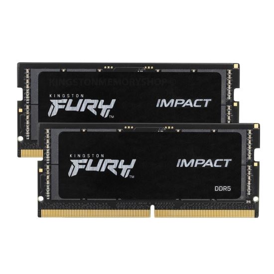 16GB 4800MHz DDR5 notebook RAM Kingston Fury Impact CL40 (2x8GB) (KF548S38IBK2-16) 16GB 4800MHz DDR5 notebook RAM Kingston Fury Impact CL40 (2x8GB) (KF548S38IBK2-16)
