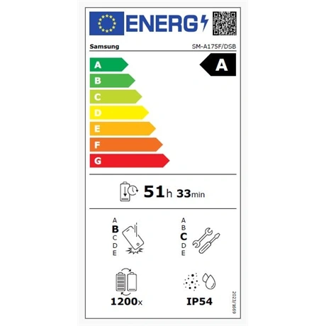 Samsung A175F Galaxy A17 LTE 128GB DualSIM Okostelefon Fekete