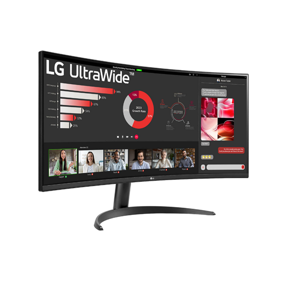 LG  34WR50QK 34" 3440x1440  ívelt monitor
