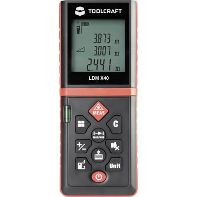 TOOLCRAFT LDM X40 Lézeres távolságmérő Mérési tartomány (max.) 40 m