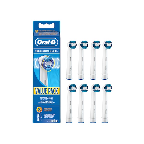 Oral-B Precision Clean 8 db-os fogkefefej szett