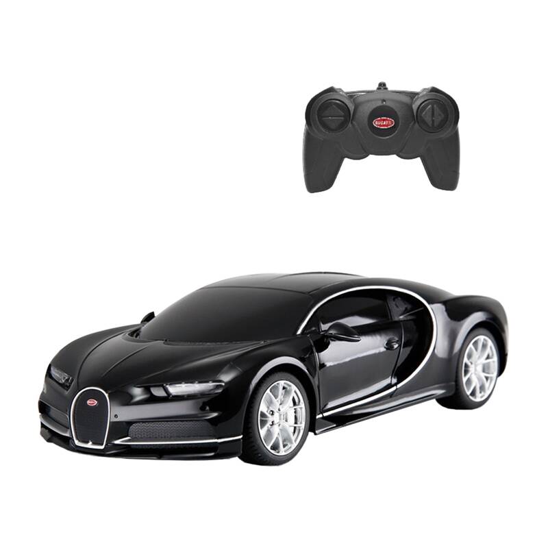 RASTAR R/C 1:24 Bugatti Chiron távirányítós autó Fekete 