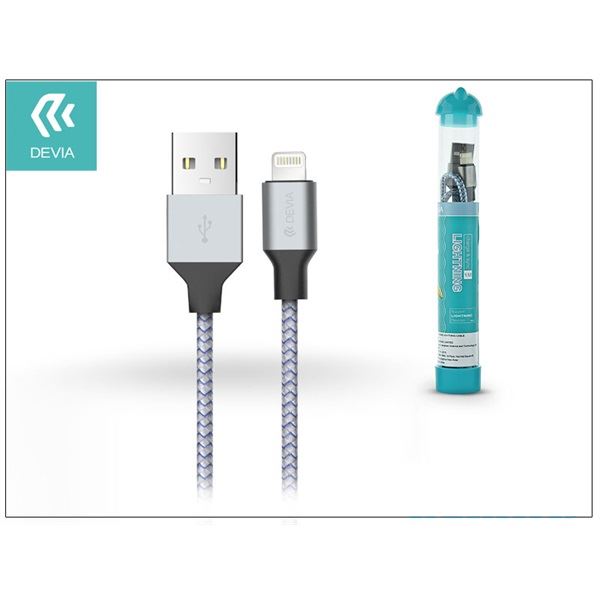 Devia ST300639 TUBE textilborítású Lightning kábel