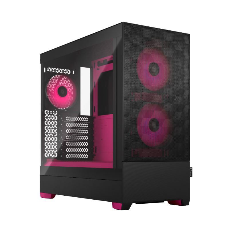 Fractal Design FD-C-POR1A-03 Pop Air táp nélküli ablakos ház RGB Magenta Core fekete-rózsaszín Fractal Design FD-C-POR1A-03 Pop Air táp nélküli ablakos ház RGB Magenta Core fekete-rózsaszín