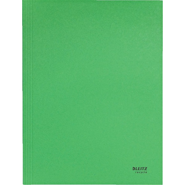 Leitz Recycle A4 karton zöld 3-pólyás mappa Leitz Recycle A4 karton zöld 3-pólyás mappa