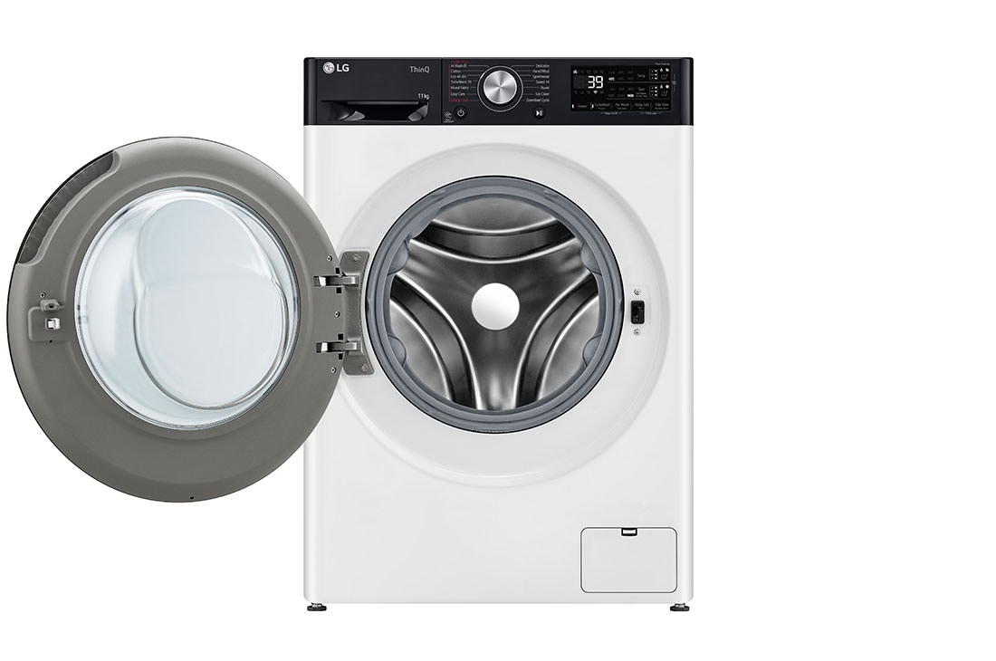 LG F4WR711S3HA Elöltöltős mosógép – 11 kg, 1350 ford./perc, A Energiaosztály, AI DD, LG Steam technológia, Gőz technológia