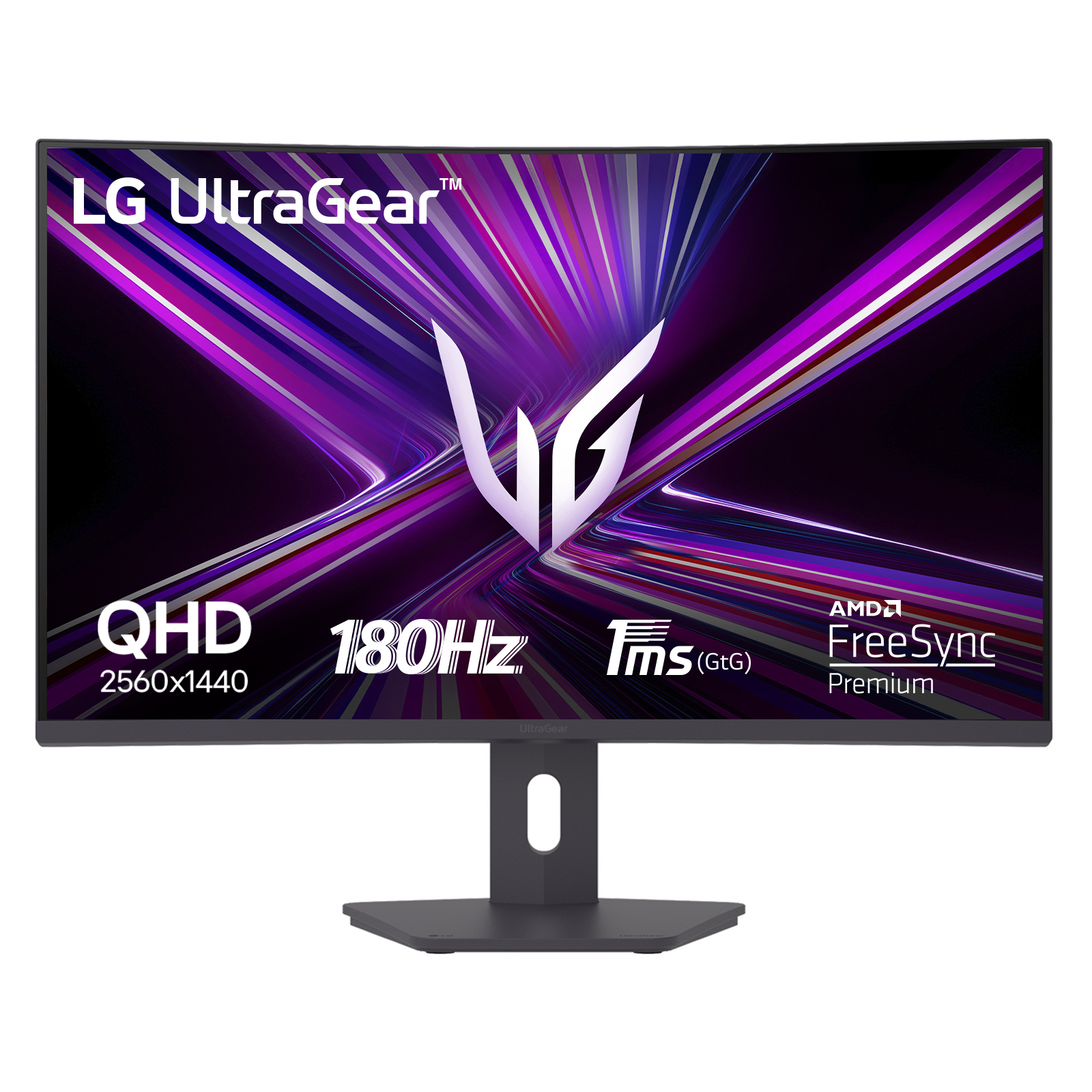 LG 32" 32G600A-B Monitor - 2560x1440, QHD, LED, IPS, 180Hz, 1ms, Ívelt, FreeSync, G-Sync, Gamer, Fekete