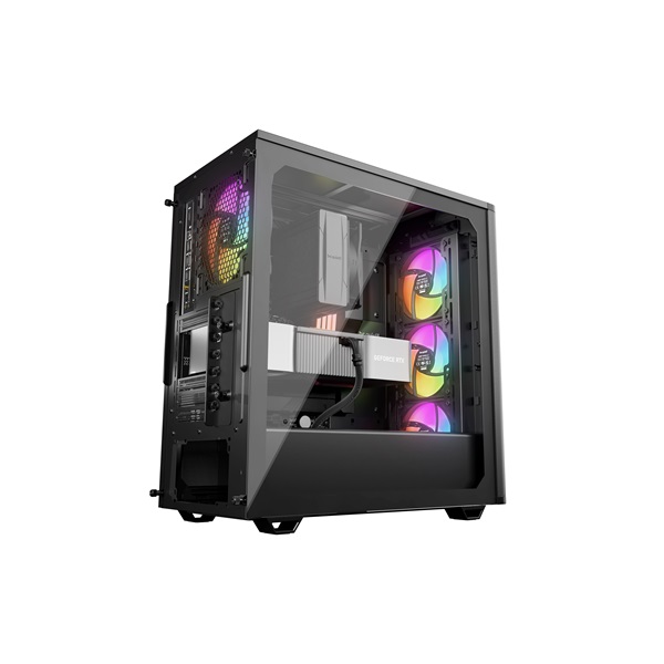 Be Quiet! Pure Base 501 LX Black  ATX edzett üveg oldallap Számítógépház  Fekete 
