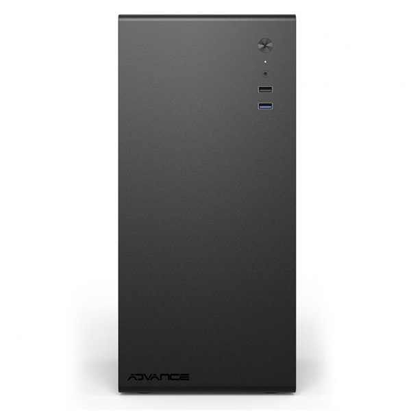 Advance OPTIMA Black MicroATX, USB2.0+USB3.0 Számítógépház  Fekete 
