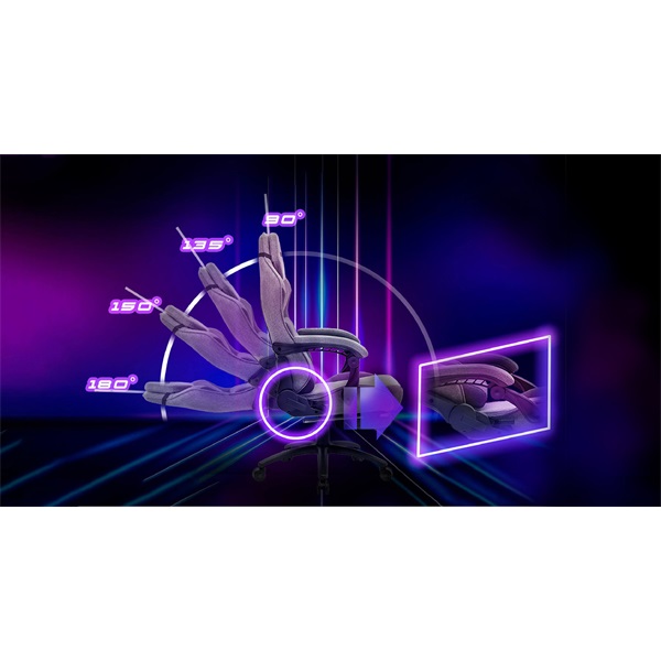 RAIDMAX DK719 Gamer szék Kék 