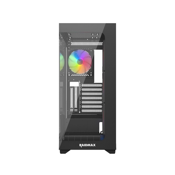 RAIDMAX i800 (táp nélküli) ablakos ATX ház Fekete