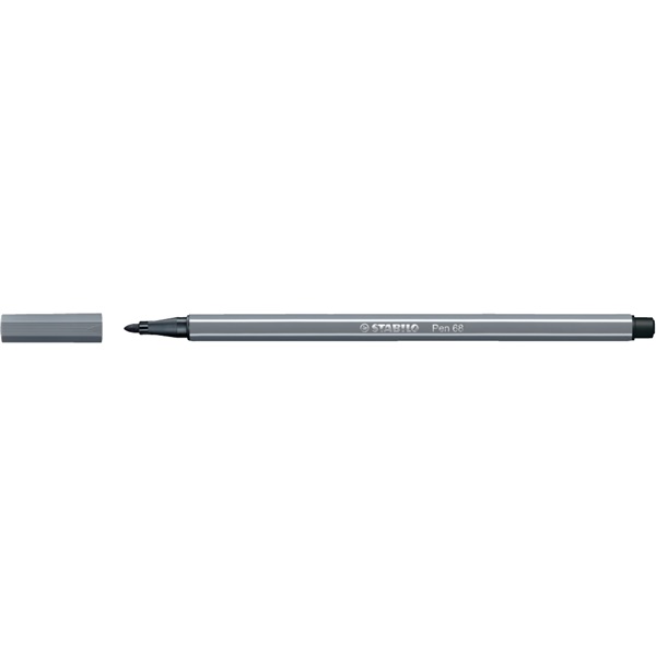 Rostirón, 1 mm, STABILO "Pen 68", mély szürke Rostirón, 1 mm, STABILO "Pen 68", mély szürke